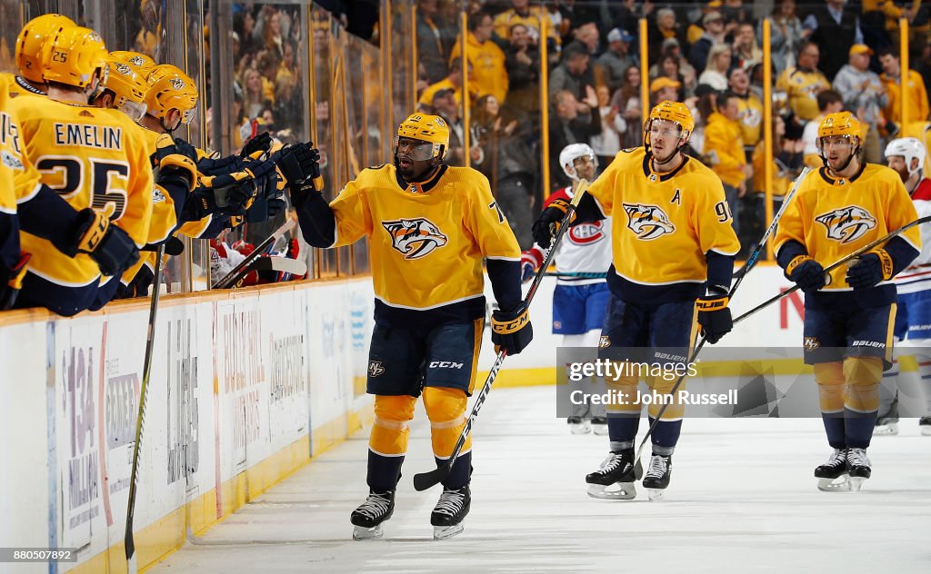 Montreal Canadiens v Nashville Predators