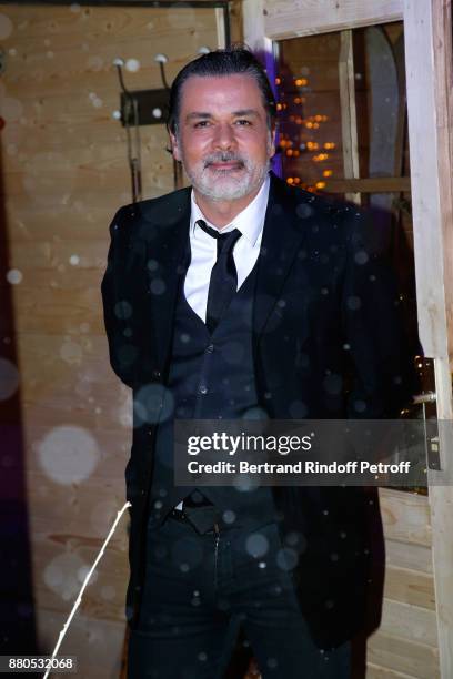 Christophe Barratier attends the Inauguration of the "Chalet Les Neiges 1850" on the terrace of the Hotel "Barriere Le Fouquet's Paris" on November...