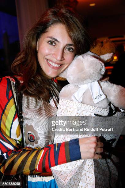 Caterina Murino attends the Inauguration of the "Chalet Les Neiges 1850" on the terrace of the Hotel "Barriere Le Fouquet's Paris" on November 27,...
