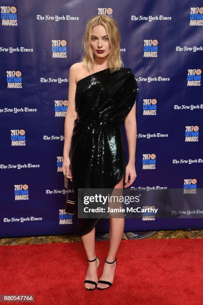 Margot Robbie attends the 2017 IFP Gotham Awards at Cipriani Wall Street on November 27, 2017 in New York City.