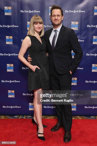 Sophie Flack and Josh Charles attend the 2017 Gotham Awards sponsored by Greater Ft. Lauderdale Tourism at Cipriani, Wall Street on November 27, 2017...
