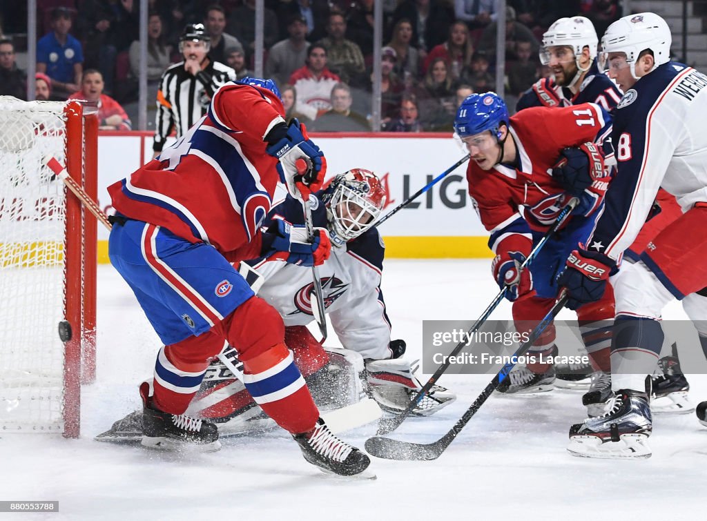 Columbus Blue Jackets v Montreal Canadiens