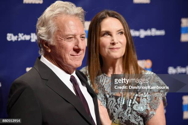Actor Dustin Hoffman and Lisa Hoffman attend IFP's 27th Annual Gotham Independent Film Awards on November 27, 2017 in New York City.