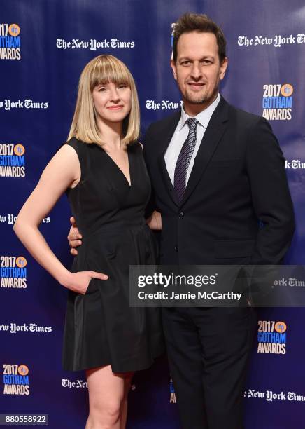 Sophie Flack and Josh Charles attend the 2017 IFP Gotham Awards at Cipriani Wall Street on November 27, 2017 in New York City.