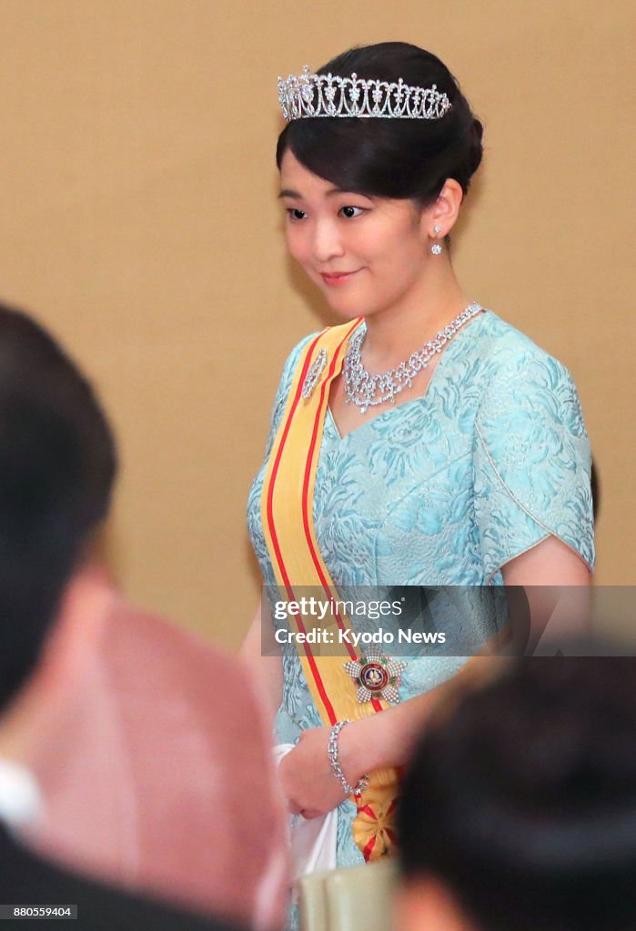 Emperor, empress host banquet for Luxembourg grand duke