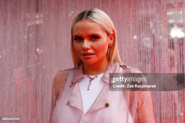 Alli Simpson arrives for the 31st Annual ARIA Awards 2017 at The Star on November 28, 2017 in Sydney, Australia.