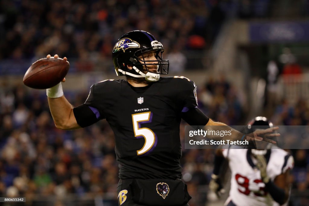 Houston Texans v Baltimore Ravens