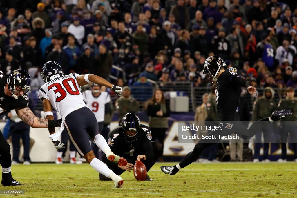 Houston Texans v Baltimore Ravens