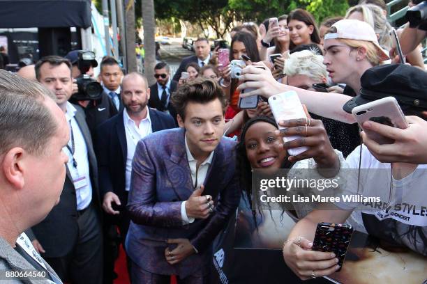 Harry Styles arrives for the 31st Annual ARIA Awards 2017 at The Star on November 28, 2017 in Sydney, Australia.