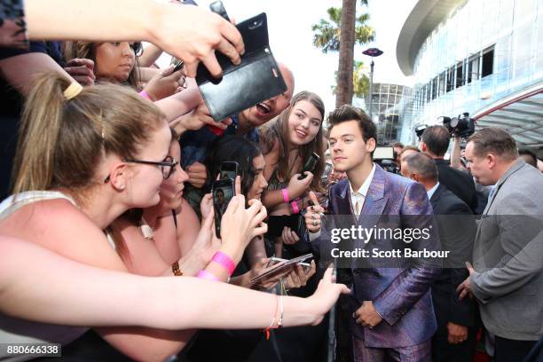 Harry Styles arrives for the 31st Annual ARIA Awards 2017 at The Star on November 28, 2017 in Sydney, Australia.