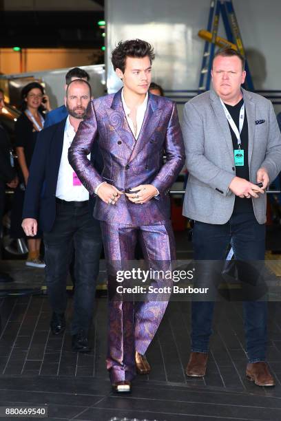 Harry Styles arrives for the 31st Annual ARIA Awards 2017 at The Star on November 28, 2017 in Sydney, Australia.