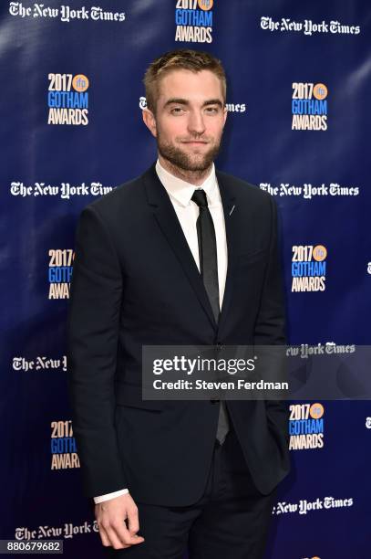 Robert Pattinson attends IFP's 27th Annual Gotham Independent Film Awards at Cipriani Wall Street on November 27, 2017 in New York City.