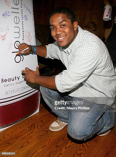 Actor Kyle Massey attends Melanie Segal's MTV Movie Awards House Presented by Rev 3 - Day 2 at a private residence on May 29, 2009 in Los Angeles,...