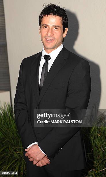 Actor Alexis Georgoulis arrives on the red carpet for the premiere of the film "My Life in Ruins" at the Zanuck Theater in Los Angeles on May 29,...