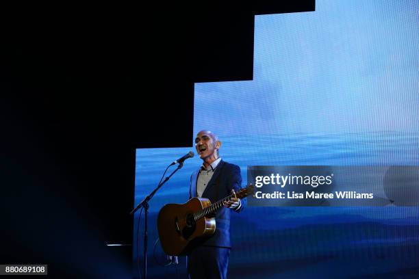 Paul Kelly performs on stage during the 31st Annual ARIA Awards 2017 at The Star on November 28, 2017 in Sydney, Australia.