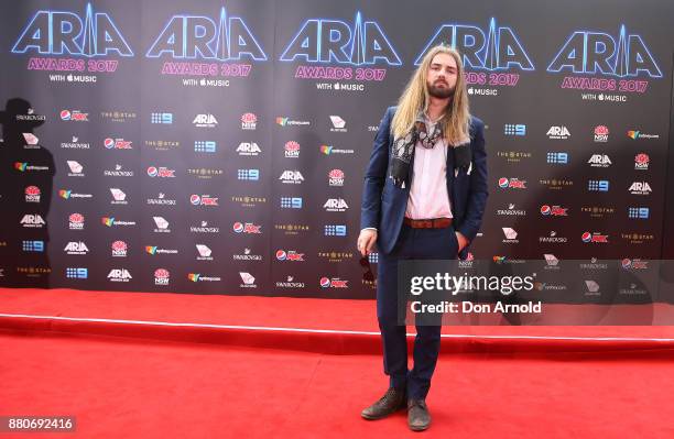 Kevin Parker arrives for the 31st Annual ARIA Awards 2017 at The Star on November 28, 2017 in Sydney, Australia.