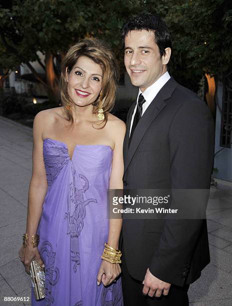 Actors Nia Vardalos and Alexis Georgoulis pose at the premiere of Fox Searchlight's "My Life in Ruins" at the Zanuck Theater on May 29, 2009 in Los...