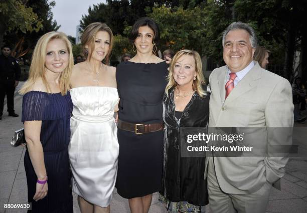 Producer Michelle Chydzik, actress Rita Wilson, producer Nathalie Marciano, Fox Searchlight's COO Nancy Utley and Fox's Jim Gianopulos pose at the...