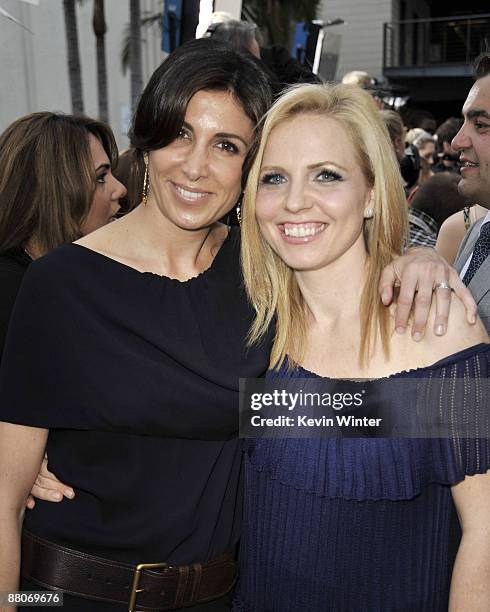 Producers Nathalie Marciano and Michelle Chydzik pose at the premiere of Fox Searchlight's "My Life in Ruins" at the Zanuck Theater on May 29, 2009...