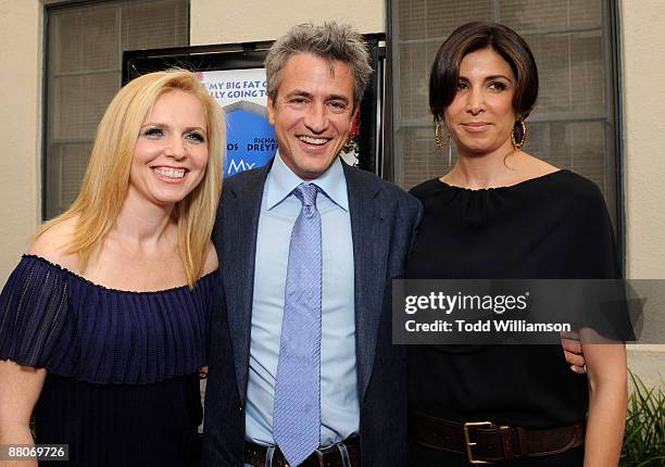 Producer Michelle Chydzik, Dermot Mulroney and Producer Nathalie Marciano arrive at the Los Angeles premiere of ""My Life In Ruins" at the Zanuck...