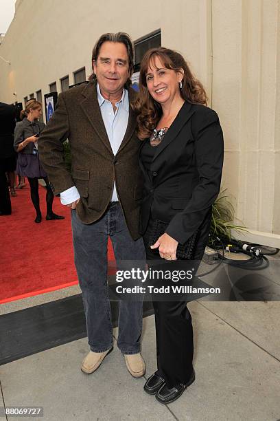 Actor Beau Bridges and his wife Wendy Treece arrive at the Los Angeles premiere of ""My Life In Ruins" at the Zanuck Theater at 20th Century Fox Lot...