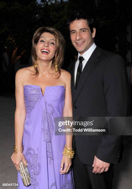 Nia Vardalos and Alexis Georgoulis arrive at the Los Angeles premiere of ""My Life In Ruins" at the Zanuck Theater at 20th Century Fox Lot on May 29,...