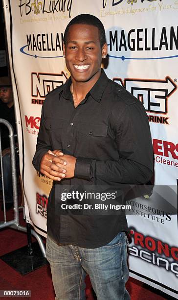 Actor Trason Bragg attends Derek Strong's Strong Racing Introduction Party at The Kress on May 28, 2009 in Hollywood, California.