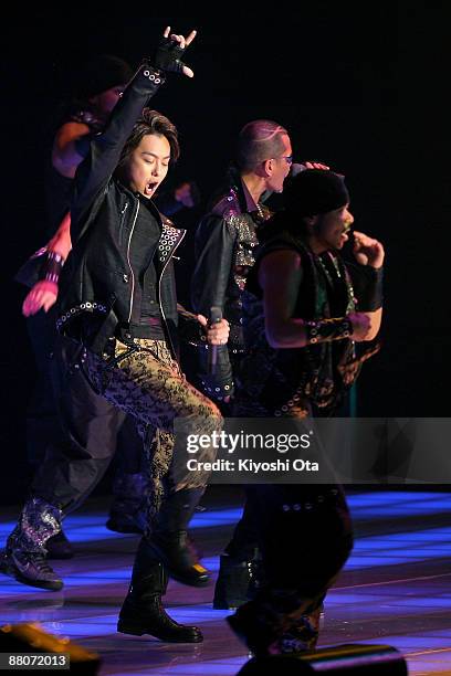 Of EXILE perform during the MTV Video Music Awards Japan 2009 at Saitama Super Arena on May 30, 2009 in Saitama, Japan.