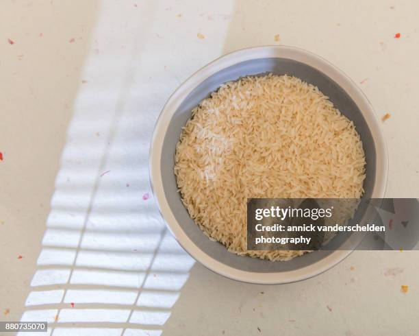 white rice. - rice milling stock pictures, royalty-free photos & images