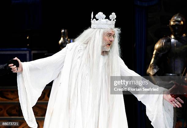 Harald Schmidt performs at the 'Hamlet' musical Berlin premiere on May 30, 2009 in Berlin, Germany.