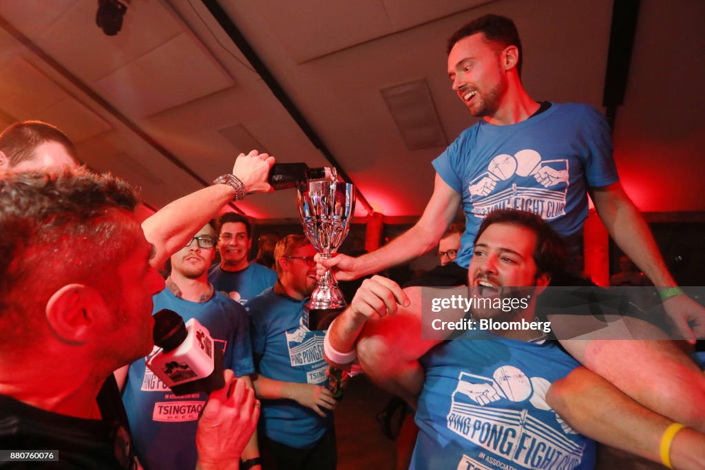 Revenge And Brexit Worries Served Up At London Ping Pong Contest