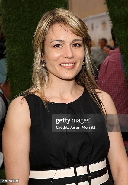 Table tennis player Biba Golic arrives at Spike TV's 2009 "Guys Choice Awards" held at the Sony Studios on May 30, 2009 in Los Angeles, California.