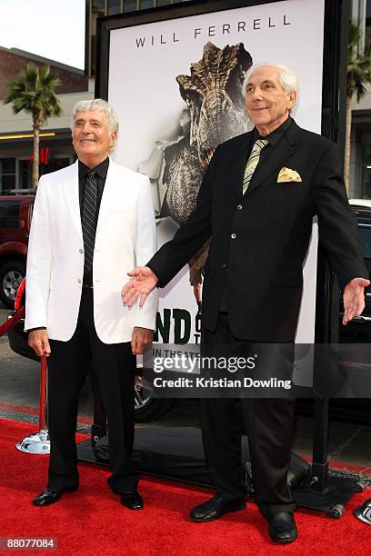 Creators/Producers Sid and Marty Krofft arrive for the Premiere of Universal Pictures' "Land Of The Lost" at Grauman's Chinese Theater on May 30,...