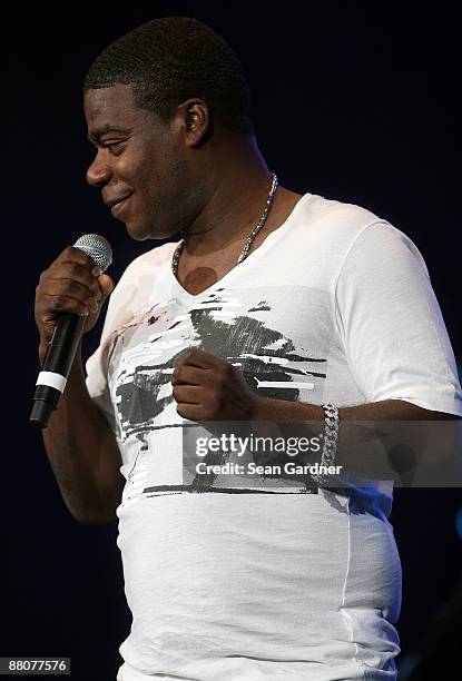 Tracy Morgan hosts the Domino Effect Benefit Concert at the New Orleans Arena on May 30, 2009 in New Orleans, Louisiana.