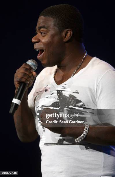 Tracy Morgan hosts the Domino Effect Benefit Concert at the New Orleans Arena on May 30, 2009 in New Orleans, Louisiana.