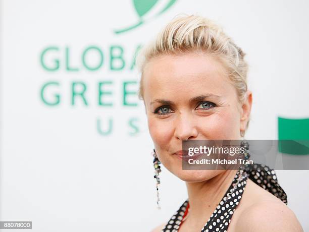 Actress Radha Mitchell arrives to the Global Green USA's 13th Annual Millennium Awards held at the Fairmont Miramar Hotel on May 30, 2009 in Santa...