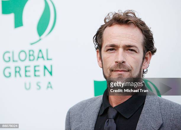 Actor Luke Perry arrives to the Global Green USA's 13th Annual Millennium Awards held at the Fairmont Miramar Hotel on May 30, 2009 in Santa Monica,...