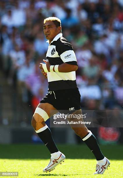 Jerry Collins of the Barbarians in action during the match between England and the Barbarians at Twickenham Stadium on May 30, 2009 in London,...