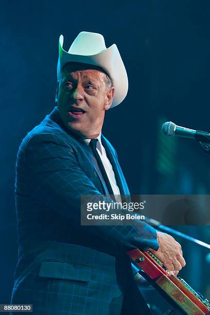 Junior Brown performs during the Domino Effect benefit concert at the New Orleans Arena on May 30, 2009 in New Orleans, Louisiana.