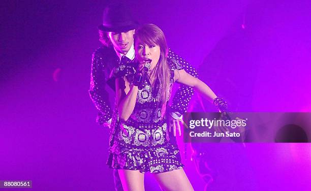 BoA performs during the MTV Video Music Awards Japan 2009 at Saitama Super Arena on May 30, 2009 in Saitama, Japan.