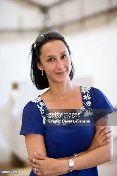 Monica Ali , writer, poses for a portrait at the Hay festival on May 30, 2009 in Hay-on-Wye, Wales.