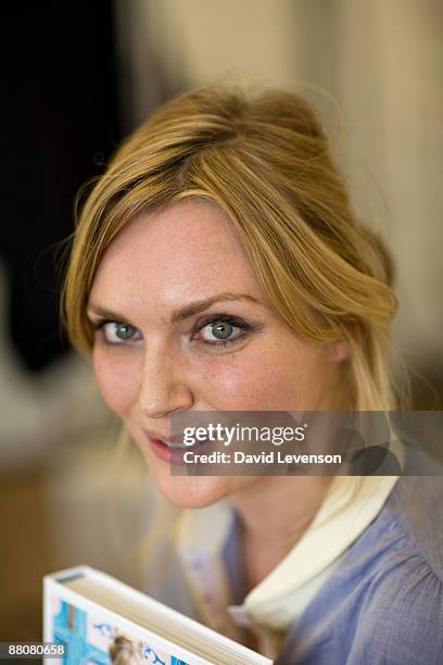 Sophie Dahl , author and model, poses for a portrait at the Hay festival on May 30, 2009 in Hay-on-Wye, Wales.