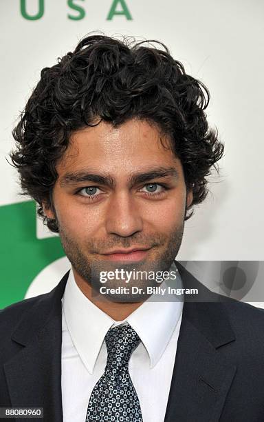 Actor Adrian Grenier attends Global Green USA's 13th Annual Millennium Awards at the Fairmont Miramar Hotel on May 30, 2009 in Santa Monica,...