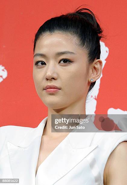 Actress Jeon Ji Hyun attends "Blood: The Last Vampire" Special Screening at Shibuya AX on May 27, 2009 in Tokyo, Japan. The film will open on May 29.