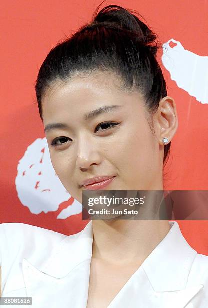 Actress Jeon Ji Hyun attends "Blood: The Last Vampire" Special Screening at Shibuya AX on May 27, 2009 in Tokyo, Japan. The film will open on May 29.