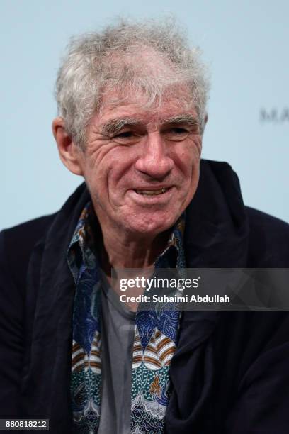 Director Christopher Doyle attends the 'In Conversation: The White Girl' during The Singapore International Film Festival at the ArtScience Museum on...