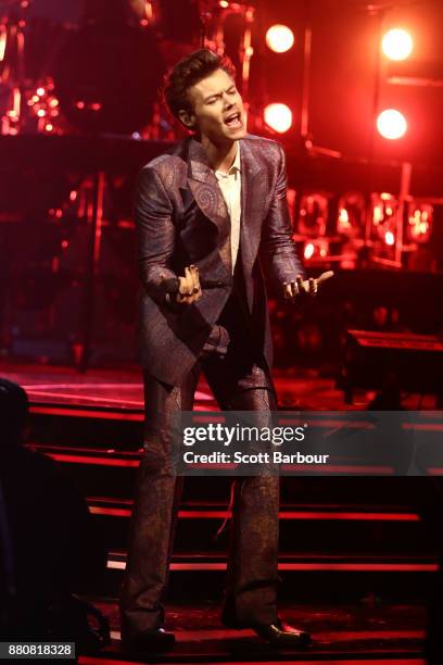 Harry Styles performs on stage during the 31st Annual ARIA Awards 2017 at The Star on November 28, 2017 in Sydney, Australia.