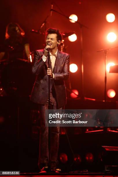 Harry Styles performs on stage during the 31st Annual ARIA Awards 2017 at The Star on November 28, 2017 in Sydney, Australia.