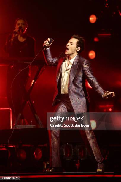 Harry Styles performs on stage during the 31st Annual ARIA Awards 2017 at The Star on November 28, 2017 in Sydney, Australia.