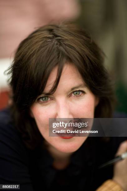 Hyland, author of 'This is How', poses for a portrait at the Hay festival on May 31, 2009 in Hay-on-Wye, Wales.